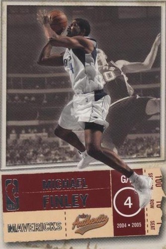 2004-05 Fleer Authentix - Michael Finley #52
