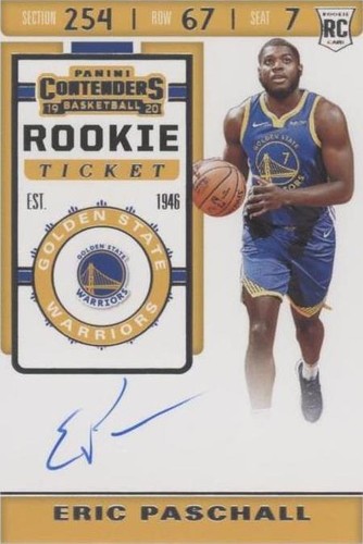 2019-20 Panini Contenders - Eric Paschall #139