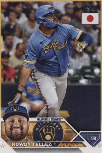 2023 ToppsBig LeagueRowdy Tellez #109BaseMilwaukee