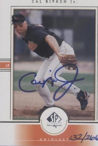 2001 SP Authentic - Cal Ripken #20