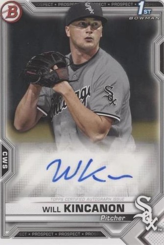 2021 Bowman - Will Kincanon #PAPR-WK