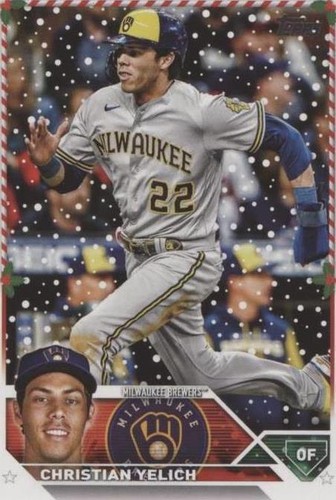 2023 Topps Holiday - Christian Yelich #H164