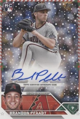 2023 Topps Holiday - Brandon Pfaadt #HAC-PFA