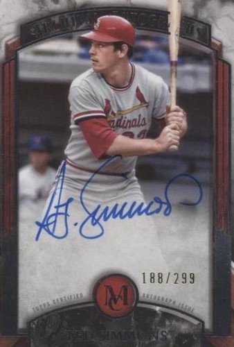 2022 Topps Museum Collection - Ted Simmons #AA-TS
