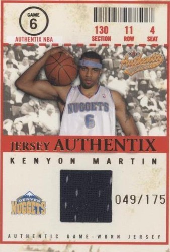 2004-05 Fleer Authentix - Kenyon Martin #JA-KM