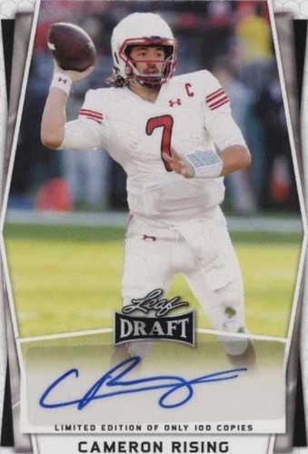 2022 Leaf Draft Limited Edition Cameron Rising #BA-CR1
