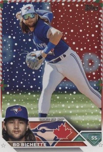 2022 Topps Holiday Bo Bichette #HW145 Metallic Parallel Toronto
