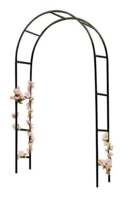 Rosenbogen Torbogen Garten Rankhilfe Pergola Spalier Rankgitter 240cm Metall