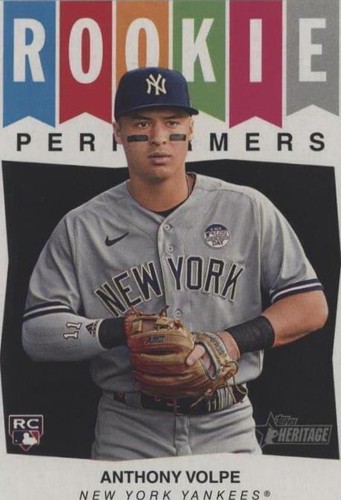 1枚限定！Anthony Volpe Auto 2022 Leaf l Anthony Volpe 2023 Leaf Exotic Baseball /7 Auto 🔥🔥 Yankees