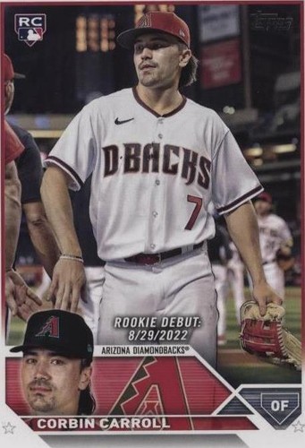 コービン・キャロル Corbin Carroll CORBIN CARROLL (US244) RC - 2023 Topps Update GOLD Parallel