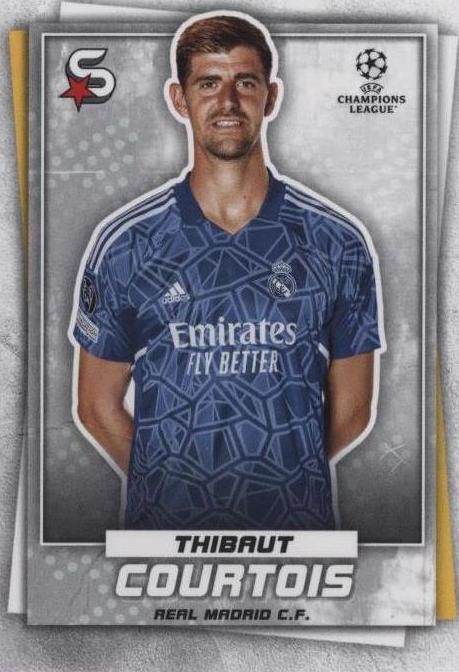 2022-23 Topps UEFA Club Competitions Superstars Thibaut Courtois #37
