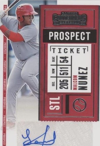 2020 Panini Contenders - Malcom Nunez #PT2-MN