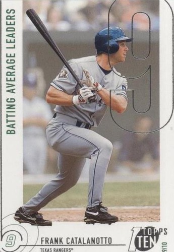 2002 Topps Ten - Frank Catalanotto #60