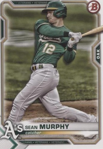 2021 Bowman Chrome Sean Murphy Bowman Scouts Top 100 Gold /50 #BTP