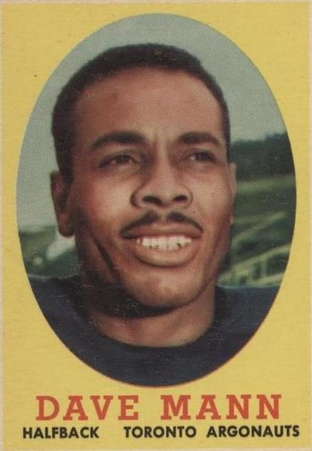 1958 Topps CFL Dave Mann #46