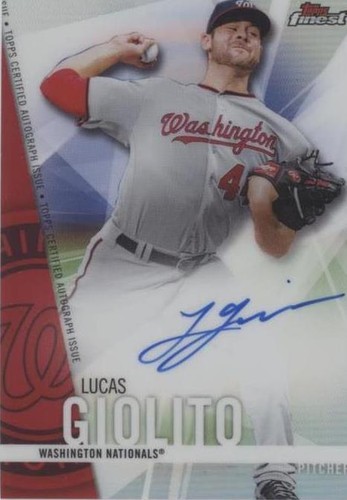 2017 Topps Finest - Lucas Giolito #FA-LG