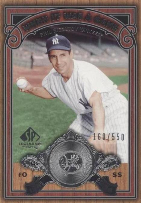 2006 SP Legendary Cuts - Phil Rizzuto #WG-PR