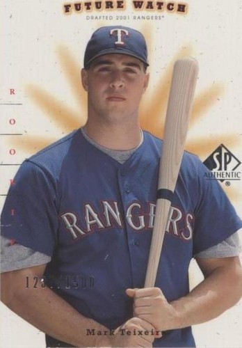 2001 SP Authentic - Mark Teixeira #212