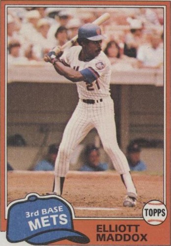 1981 Topps - Elliott Maddox #299
