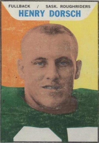 1965 Topps CFL Hank Dorsch #92