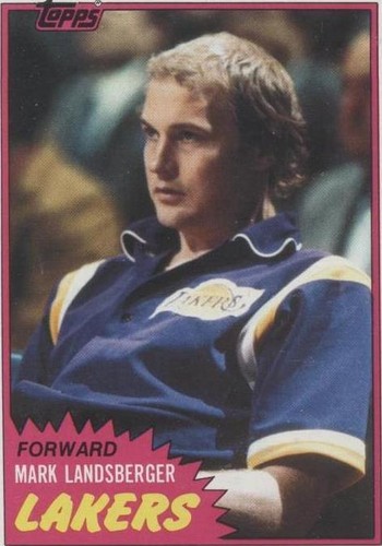 1981-82 Topps - Mark Landsberger #78W
