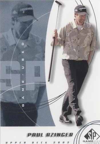 2002 SP Game Used Edition - Paul Azinger #34