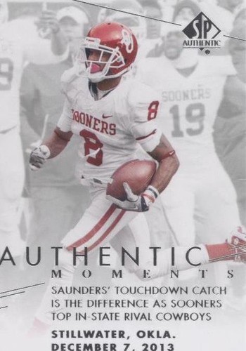 2014 SP Authentic Jalen Saunders #178