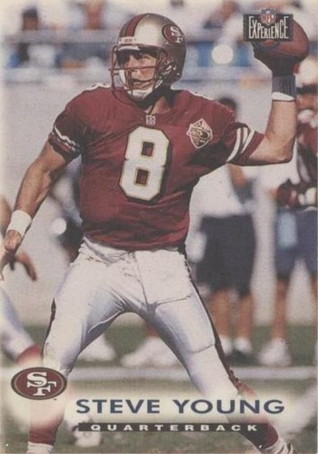 1997 Score Board NFL Experience Steve Young #55