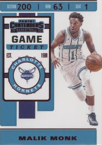MALIK MONK 2024 Prizm Fast Break Purple Disco Refractor /75