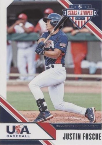 2020 Panini USA Baseball Stars & Stripes - Justin Foscue #16