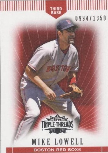 2007 Topps Triple Threads - Mike Lowell #69