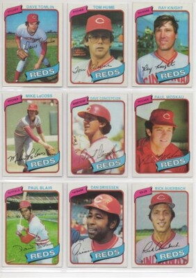 1980 Topps Baseball Cards Singles U-Pick NM .99 ea. #1-250 .25 total shipping !!