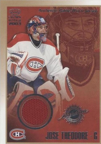 2002-03 Pacific Crown Royale - Jose Theodore #9