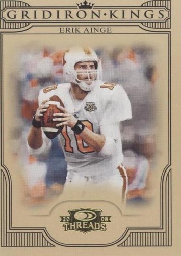 2008 Donruss Threads Erik Ainge #CGK-14