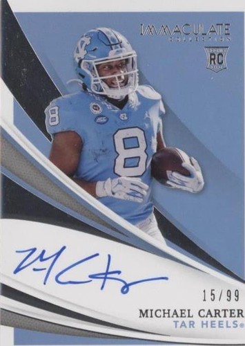 2021 Panini Immaculate Collection Collegiate Michael Carter #121