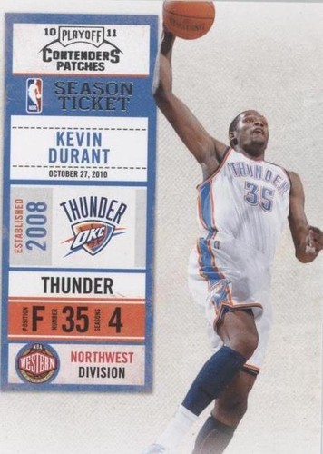 2010-11 Playoff Contenders Patches Basketball Trading Cards
