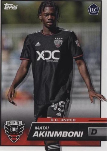2023 Topps MLS Matai Akinmboni #91