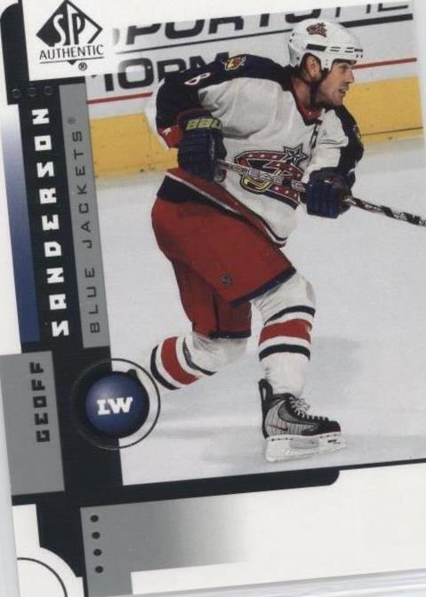 2001-02 SP Authentic - Geoff Sanderson #22