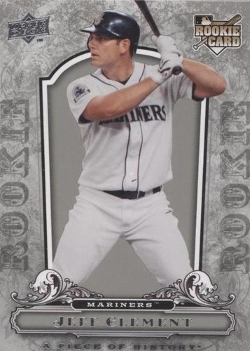 2008 Upper Deck A Piece of History - Jeff Clement #143