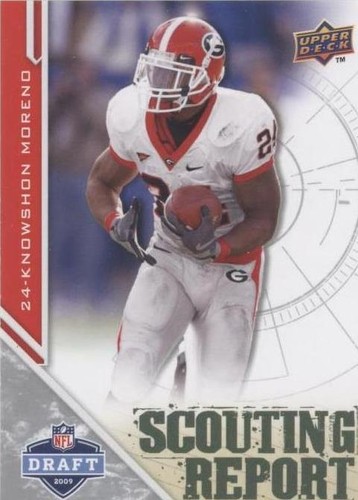2009 Upper Deck Draft Edition Knowshon Moreno #205