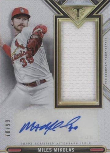 2021 Topps Triple Threads - Miles Mikolas #ASJR-MM