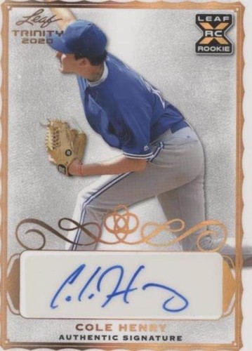 2020 Leaf Trinity - Cole Henry #A-CH1