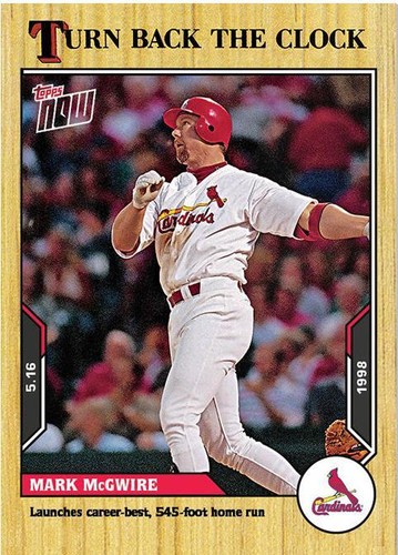 2021 Topps Now Turn Back the Clock - Mark McGwire #46