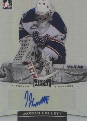 2014-15 In The Game Leaf Metal - Jordan Hollett #BA-JH2
