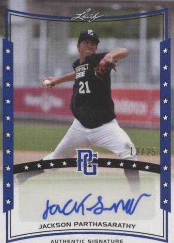 2014 Leaf Perfect Game Showcase - Jackson Parthasarathy #A-JP1