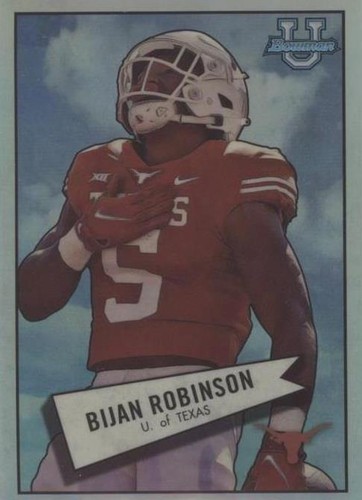 2022 Bowman University Chrome Bijan Robinson #52BF-18