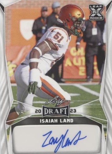 2023 Leaf Draft Isaiah Land #BA-IL1