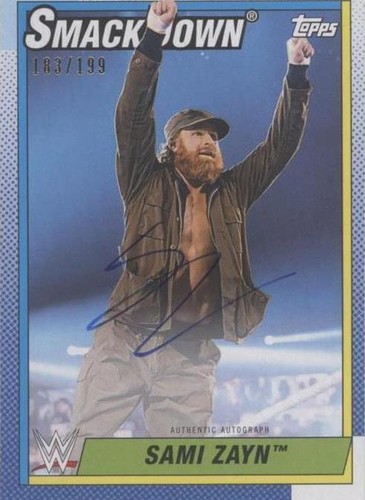 2021 Topps Heritage WWE - Sami Zayn #A-SZ