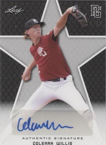 2020 Leaf Perfect Game National Showcase - Coleman Willis #BA-CW3