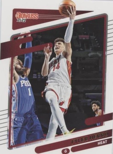 2021-22 Panini Donruss Basketball Card #114 Tyler Herro #114